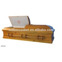 Jewish casket with david star